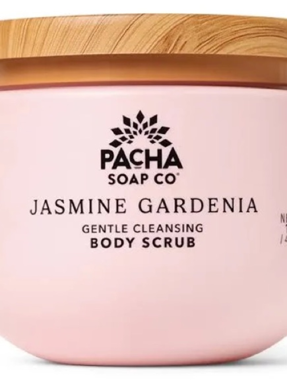 PACHA SOAP CO Jasmine Gardenia Body Scrub - Pink Jar